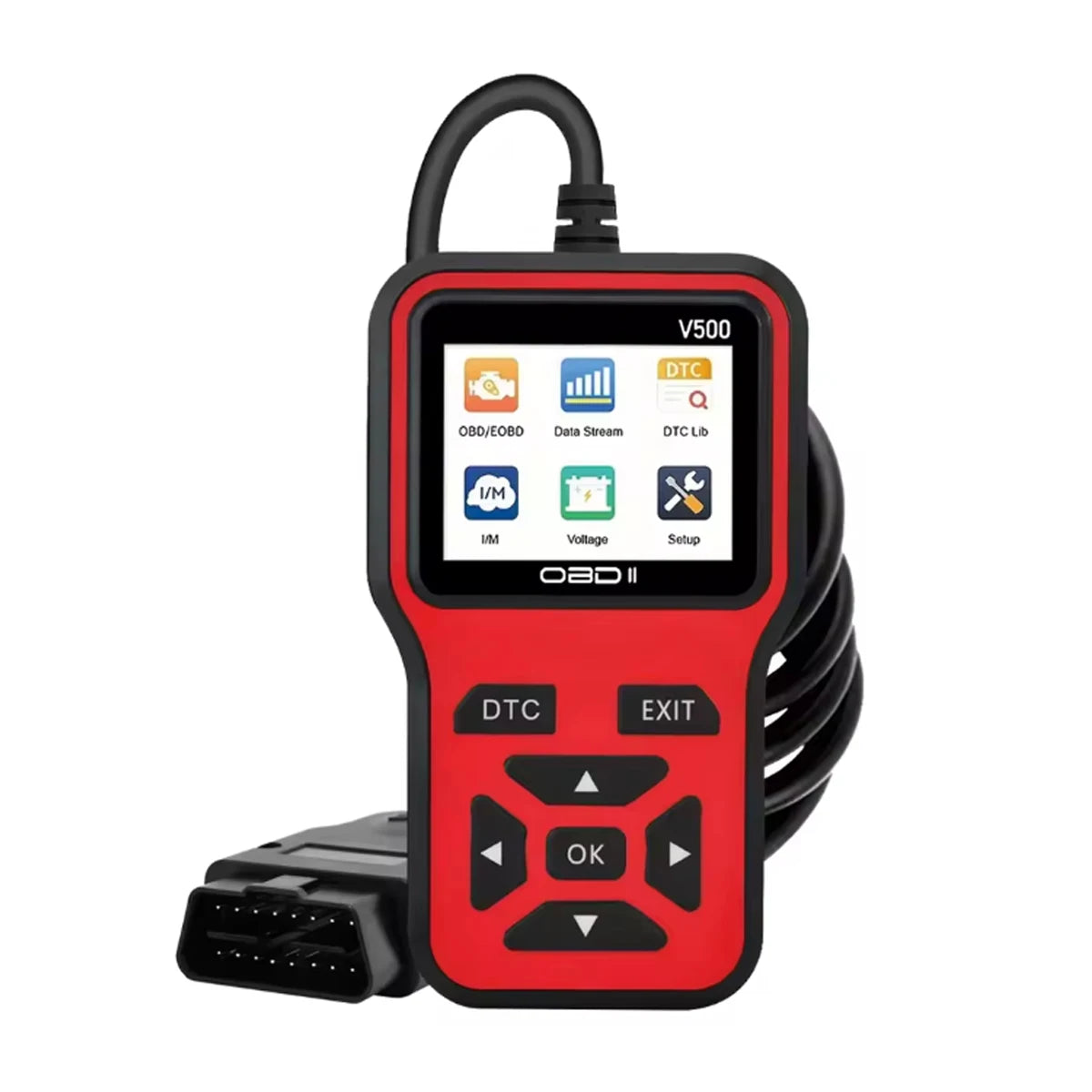 OBD2 Scanner V500 - Instant Code Reader & Voltage Check