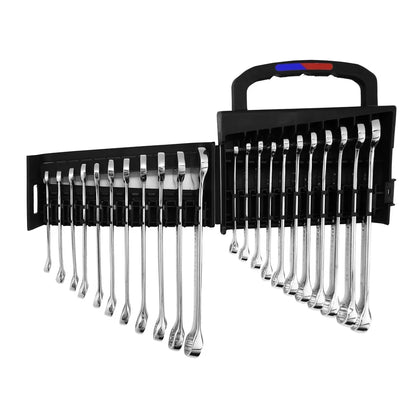 22-Piece Combination Wrench Set Metric SAE Chrome Vanadium